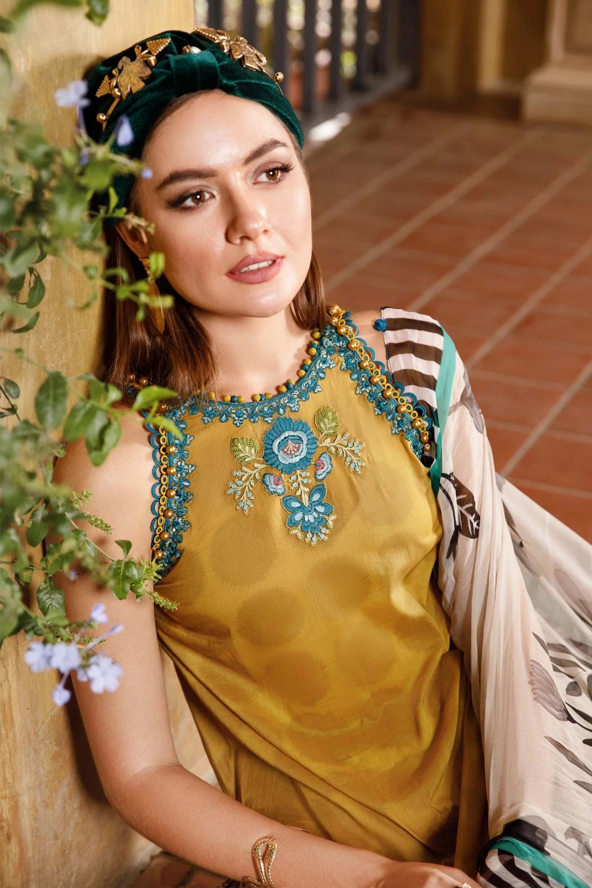 MPrint By Maria B Embroidered Lawn Suits Unstitched 3 Piece MPT-1711-B