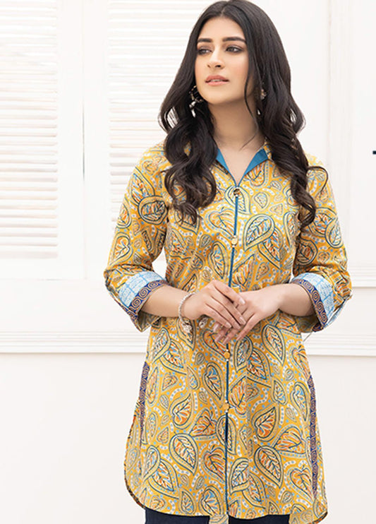 Retro by Adan's Libas Printed Lawn Stitched Kurtis ALRT D-12