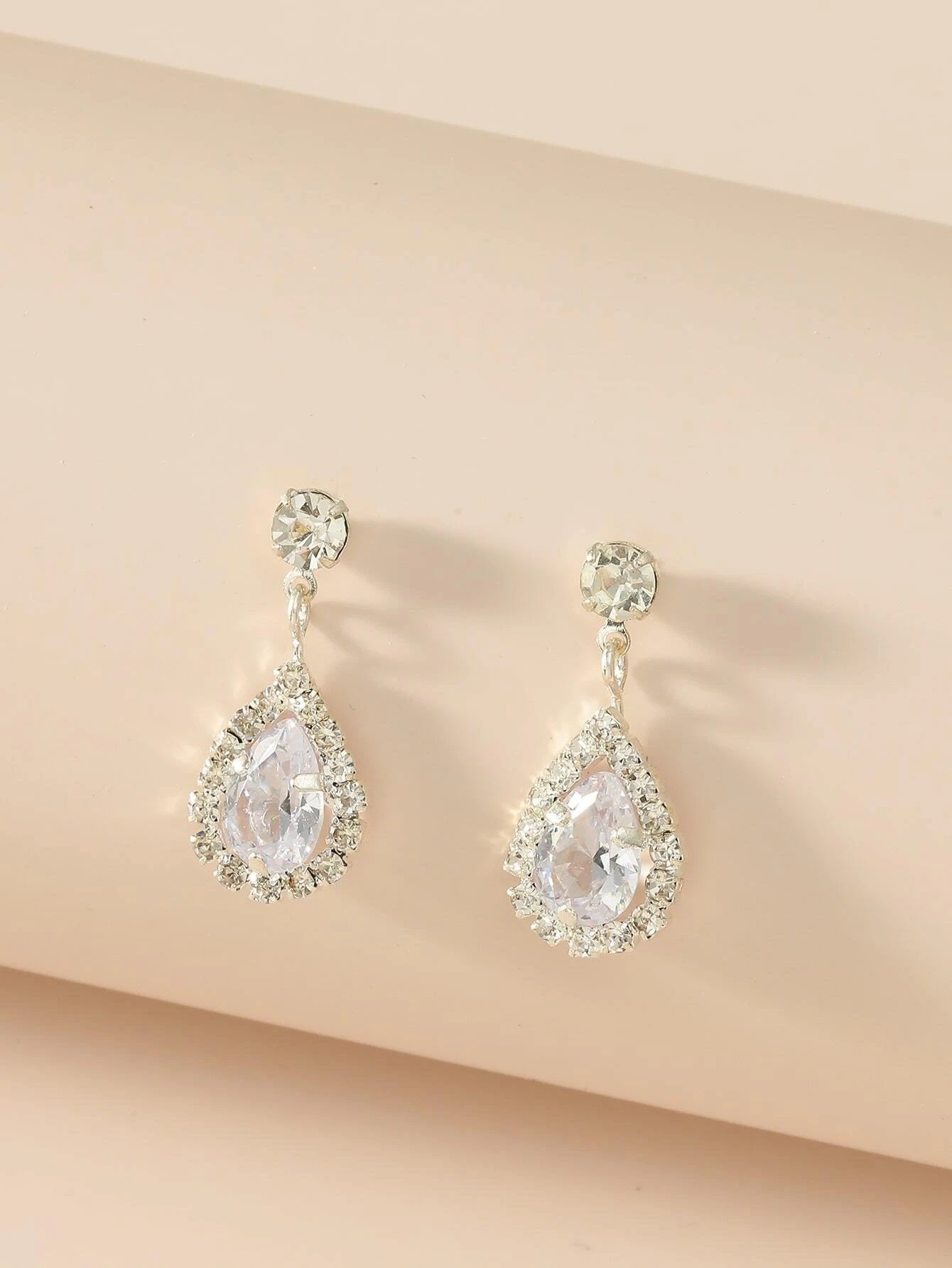 Crystal Drop Earrings - HDJ 135