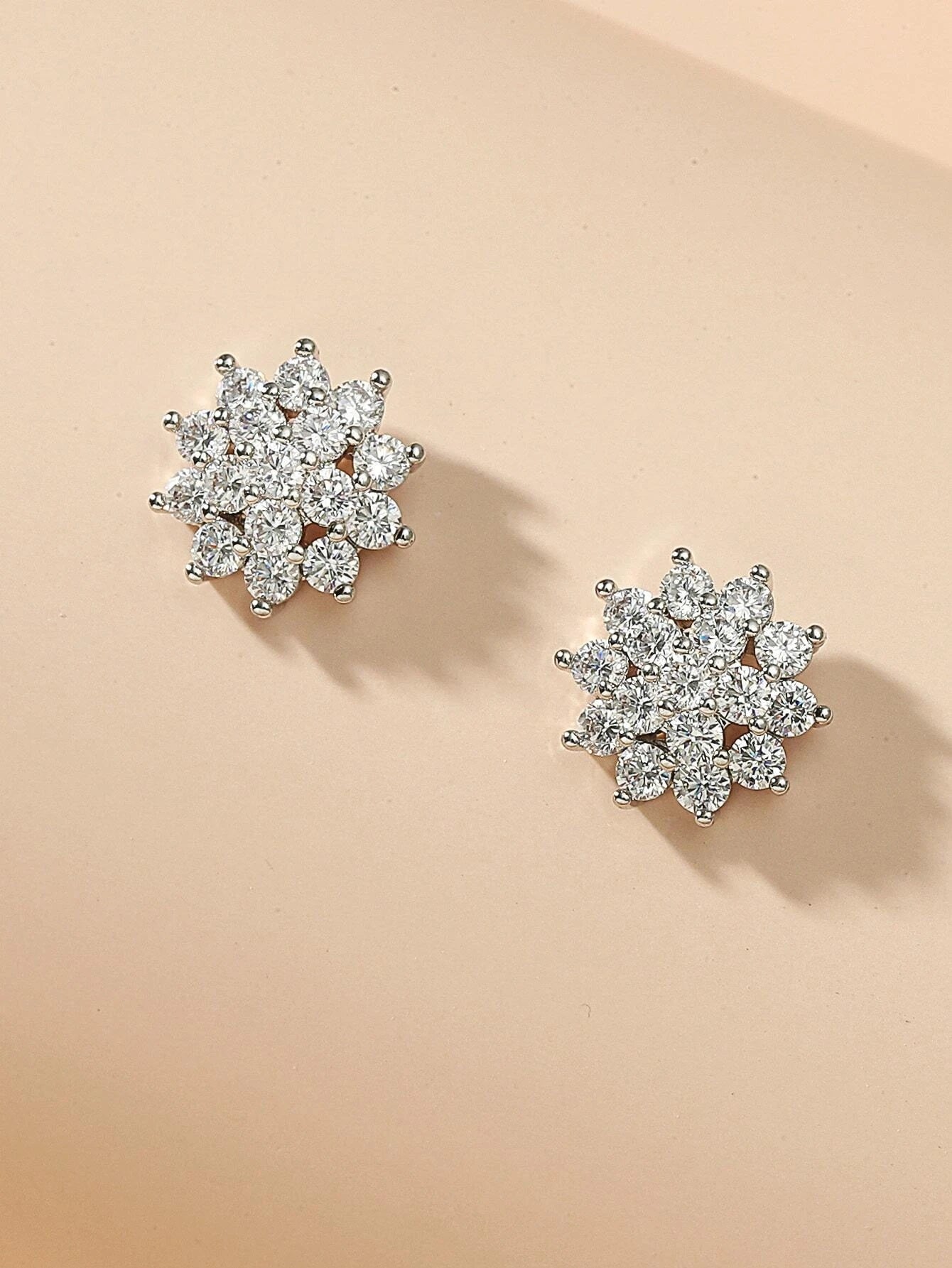 Zircon Stud Earrings - HDJ 138
