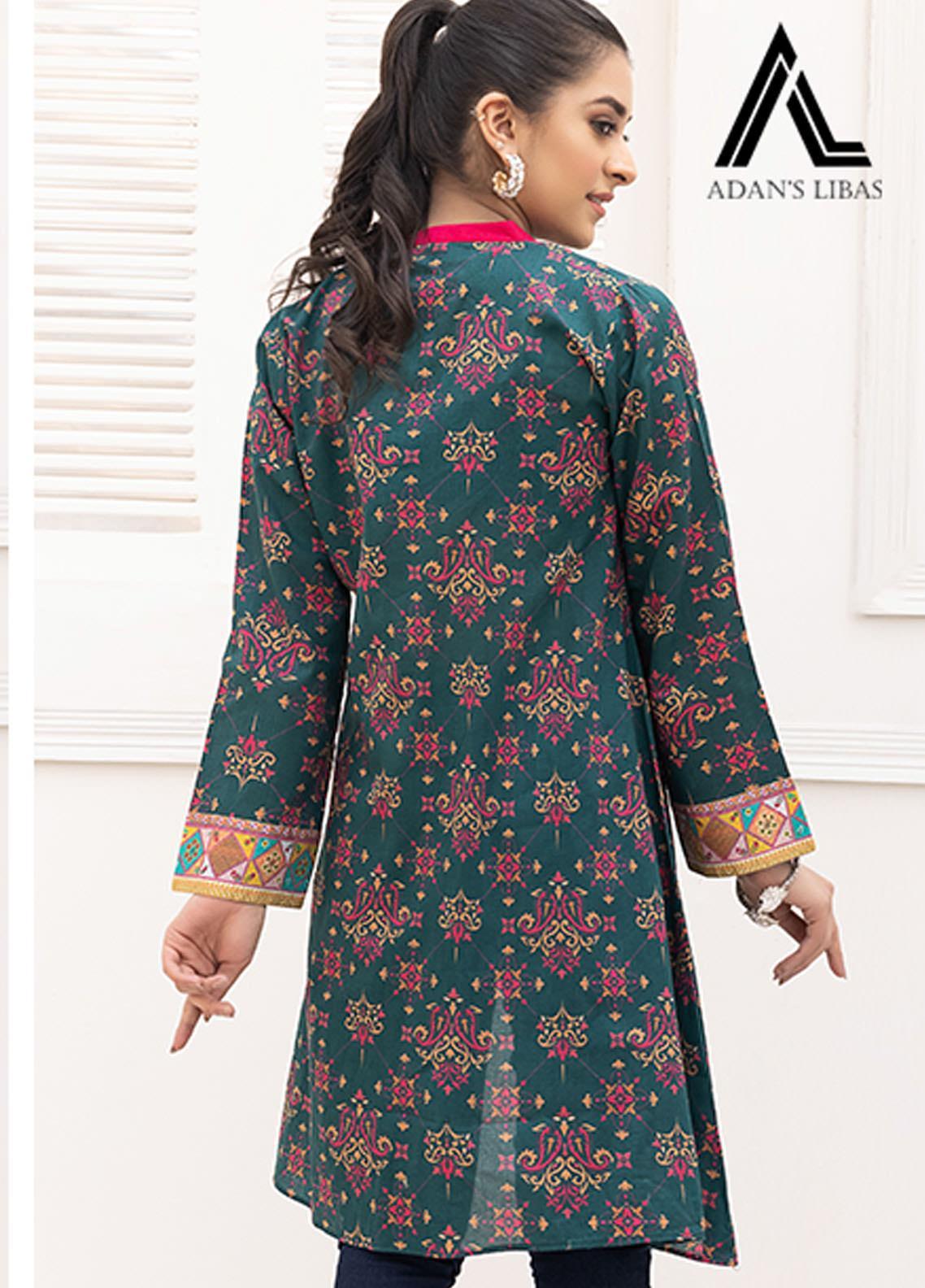 Retro by Adan's Libas Printed Lawn Stitched Kurtis ALRT D-13