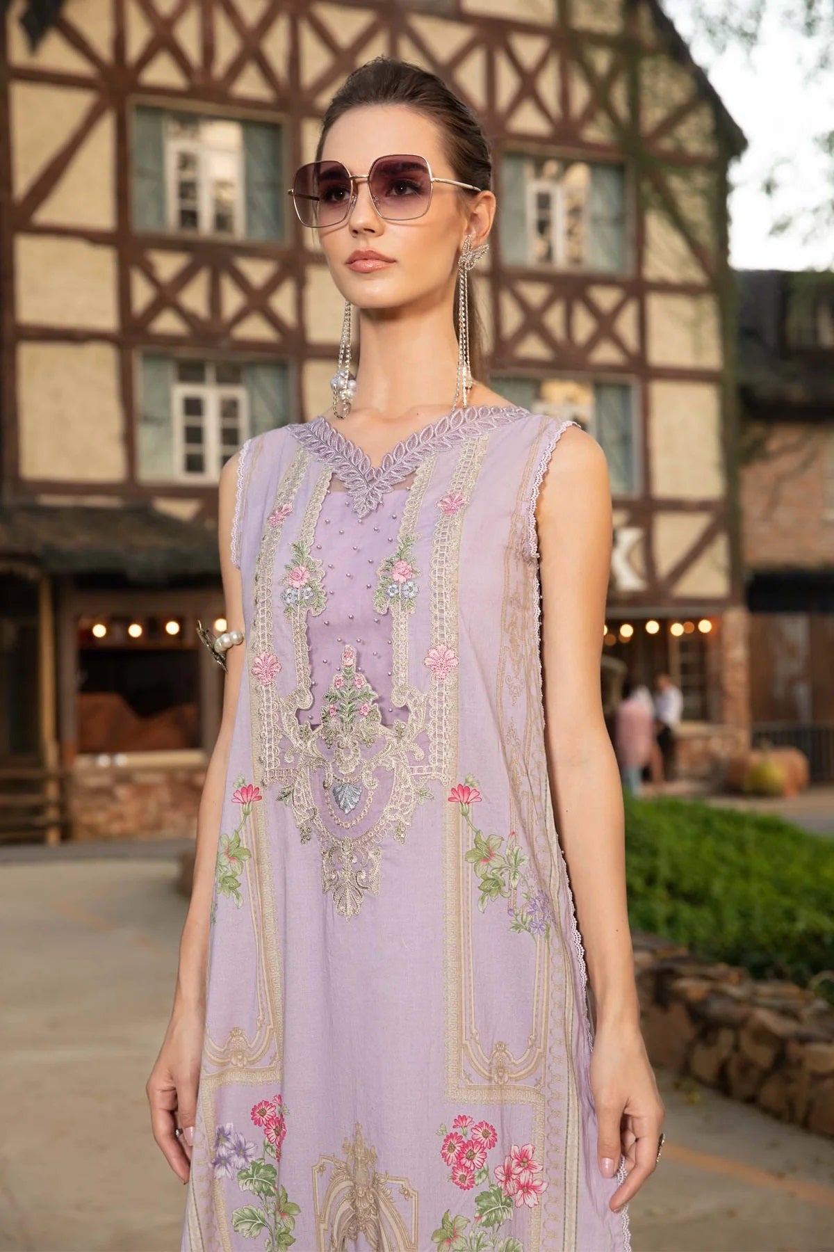 MPrints By Maria B Embroidered Lawn Suits Unstitched 3 Piece MPT-1713-B