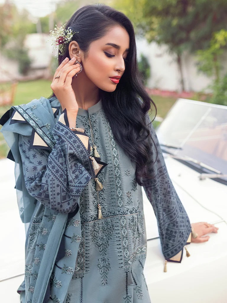 Shades of Festive by Salitex Embroidered Lawn Suits Unstitched 3 Piece WK-01013UT