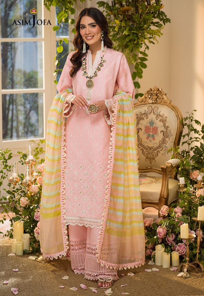 Rania By Asim Jofa Embroidered Lawn Suits Unstitched 3 Piece AJPR-14