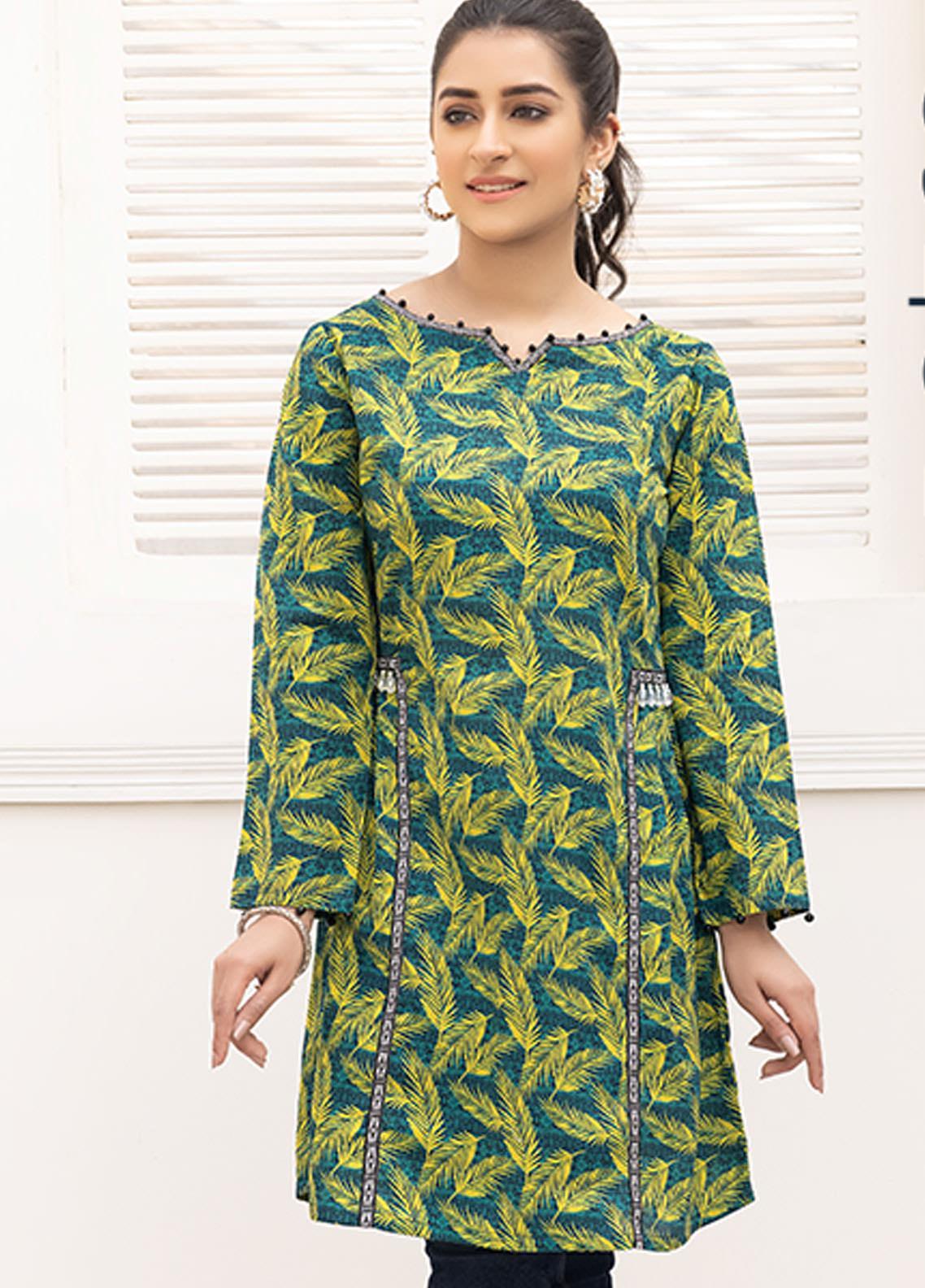 Retro by Adan's Libas Printed Lawn Stitched Kurtis ALRT D-16