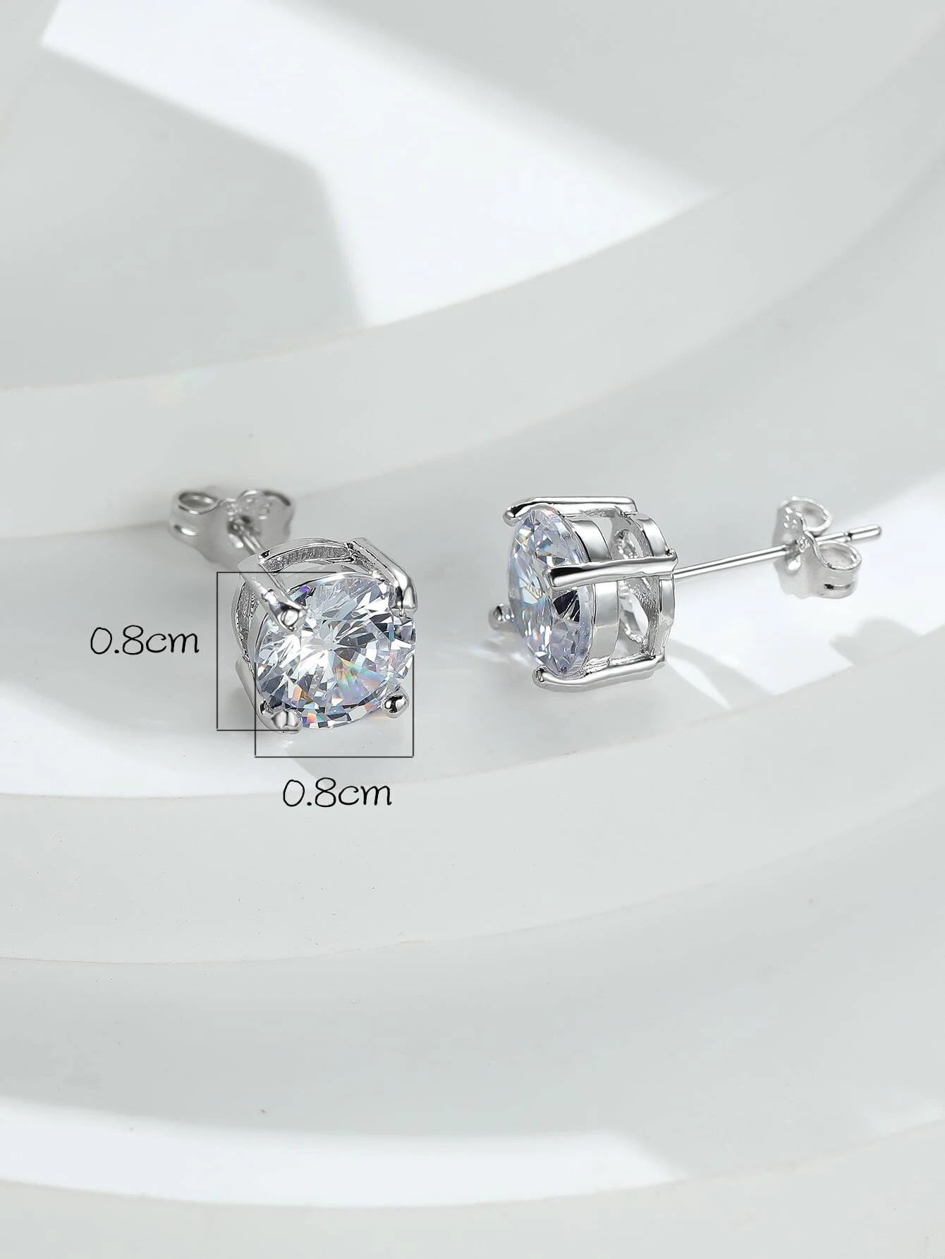 Zircon Fancy Stud Earrings - HDJ 179