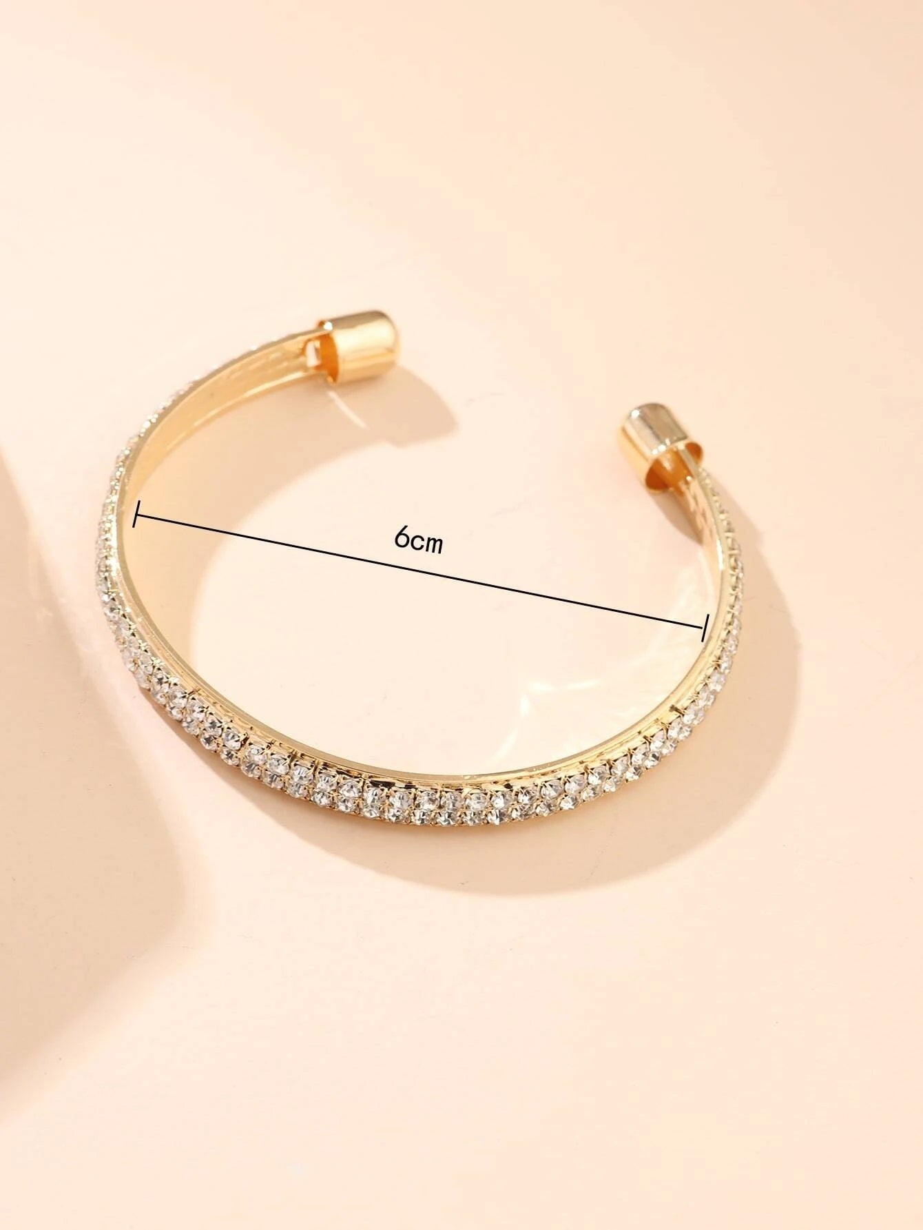 Rhinestone Fancy Cuff Bangle - HDJ 186