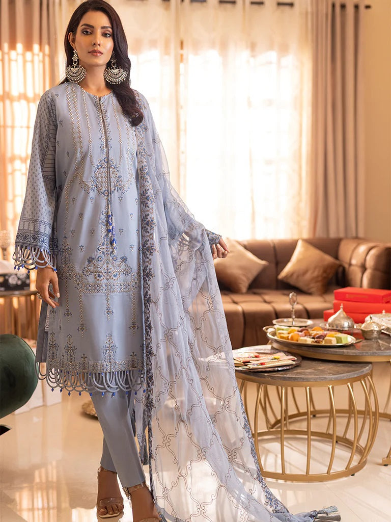 Shades of Festive by Salitex Embroidered Lawn Suits Unstitched 3 Piece WK-01018UT