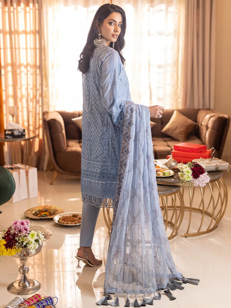 Shades of Festive by Salitex Embroidered Lawn Suits Unstitched 3 Piece WK-01018UT