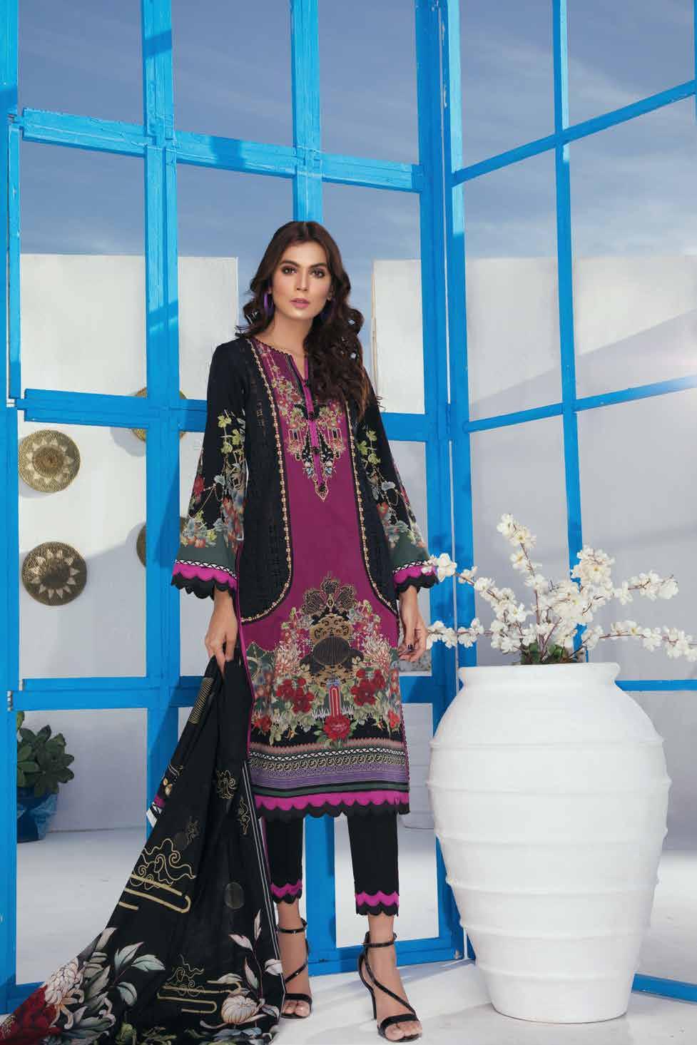 Firdous Urbane Digital Printed Lawn Unstitched 3 Piece - 493A