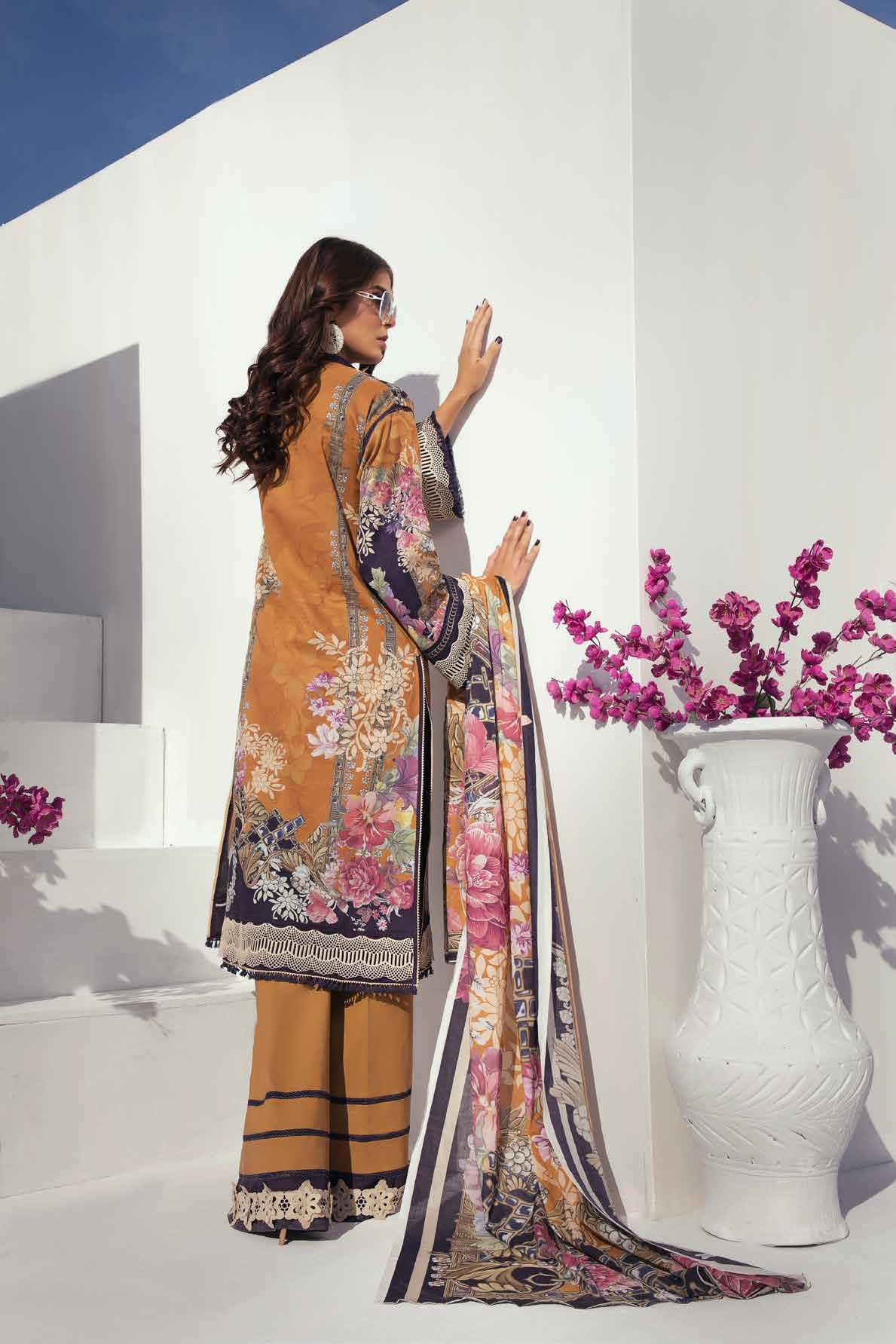 Firdous Urbane Digital Printed Lawn Unstitched 3 Piece - 494A