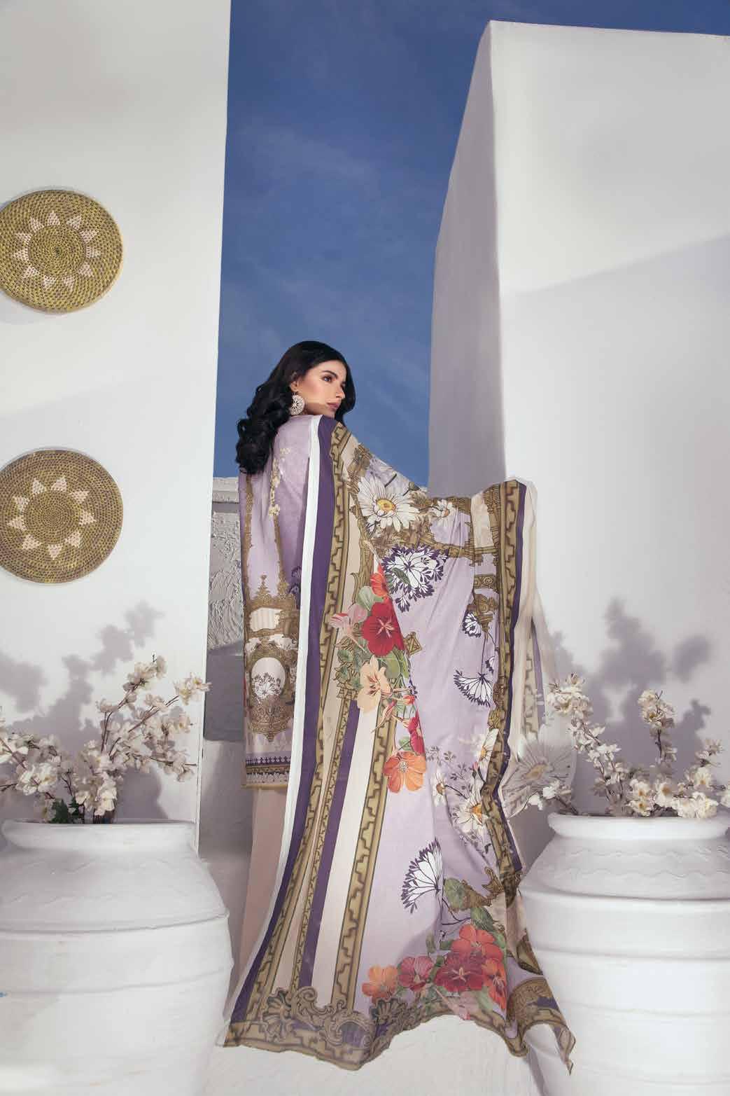 Firdous Urbane Digital Printed Lawn Unstitched 3 Piece - 499B