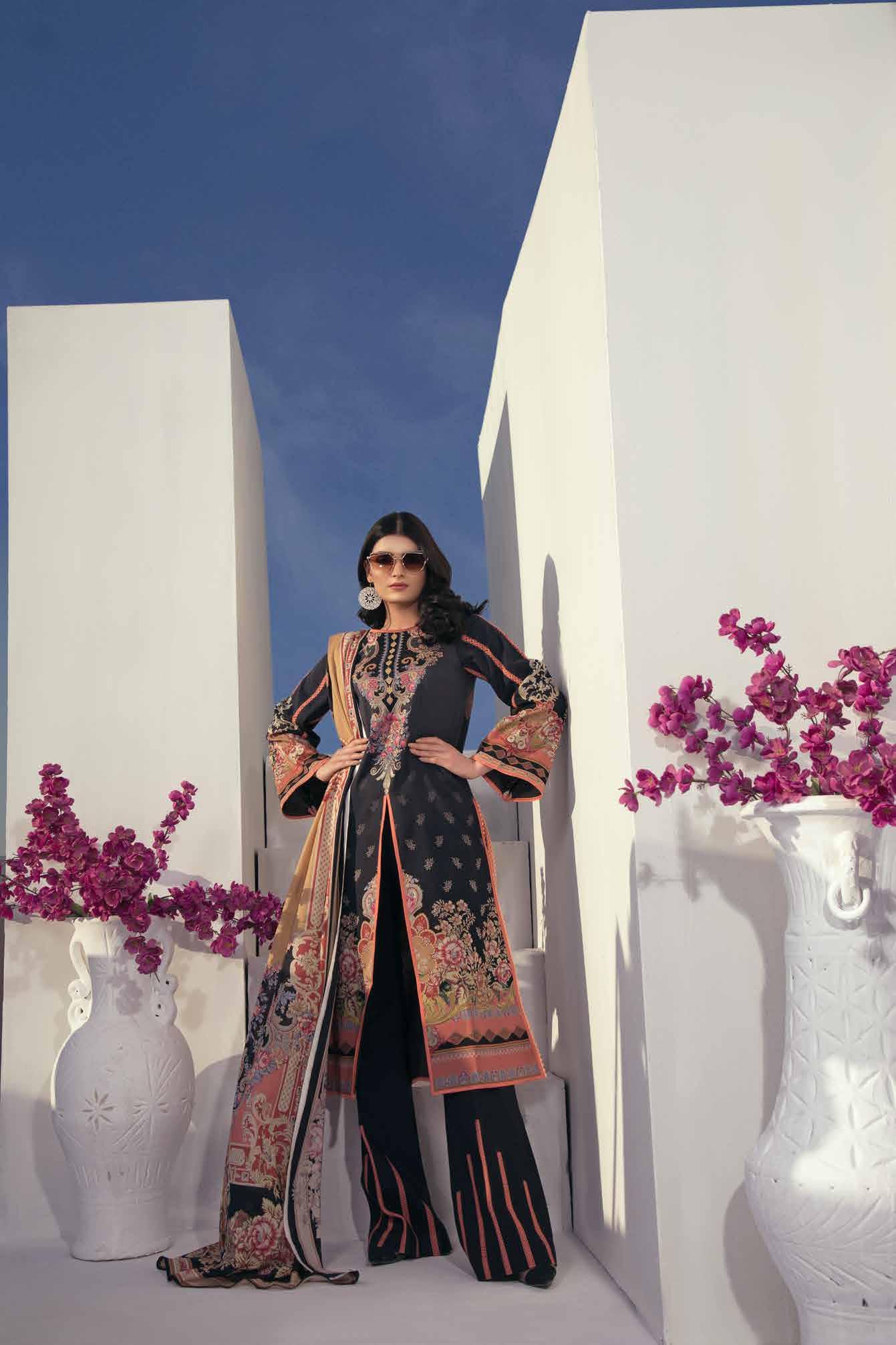Firdous Urbane Digital Printed Lawn Unstitched 3 Piece - 505A