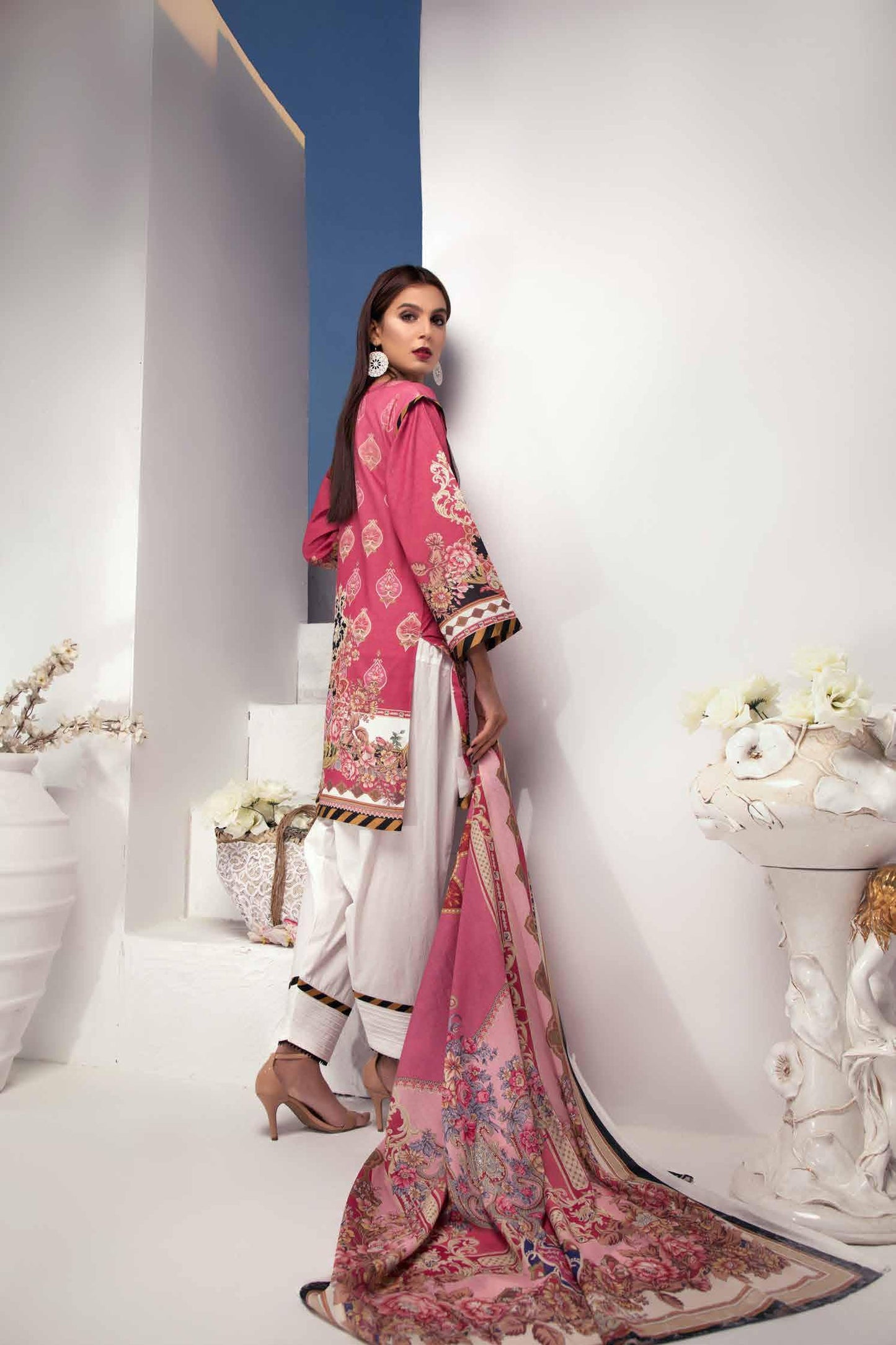 Firdous Urbane Digital Printed Lawn Unstitched 3 Piece - 505B