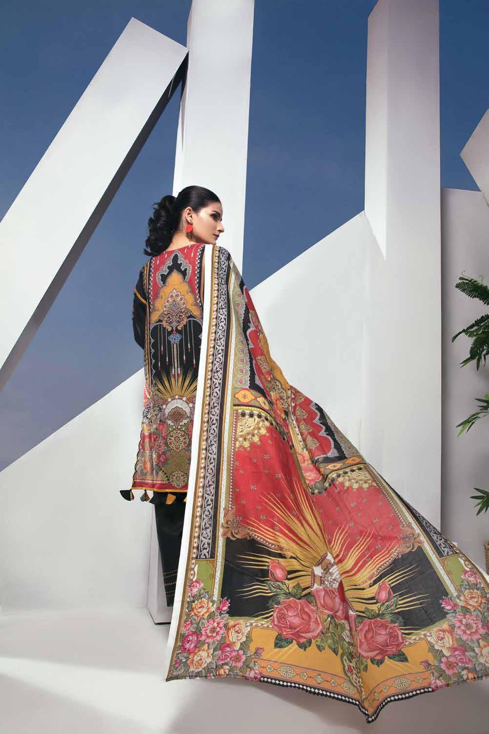 Firdous Urbane Digital Printed Lawn Unstitched 3 Piece - 506A