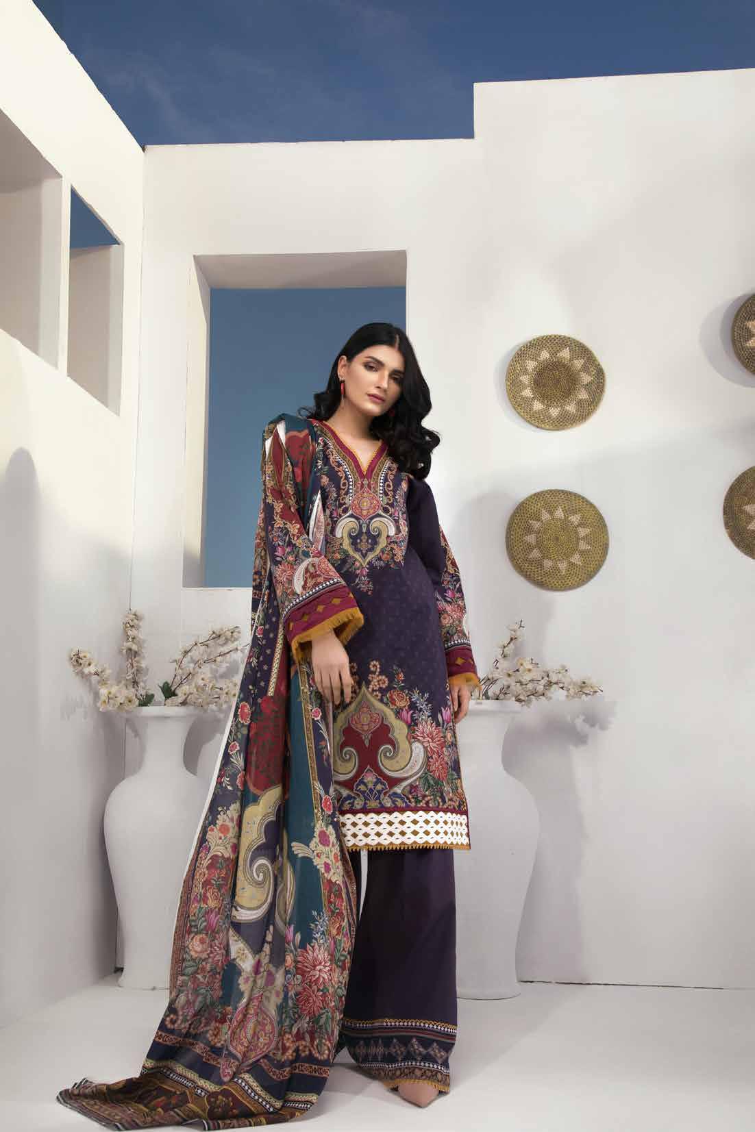 Firdous Urbane Digital Printed Lawn Unstitched 3 Piece - 507B