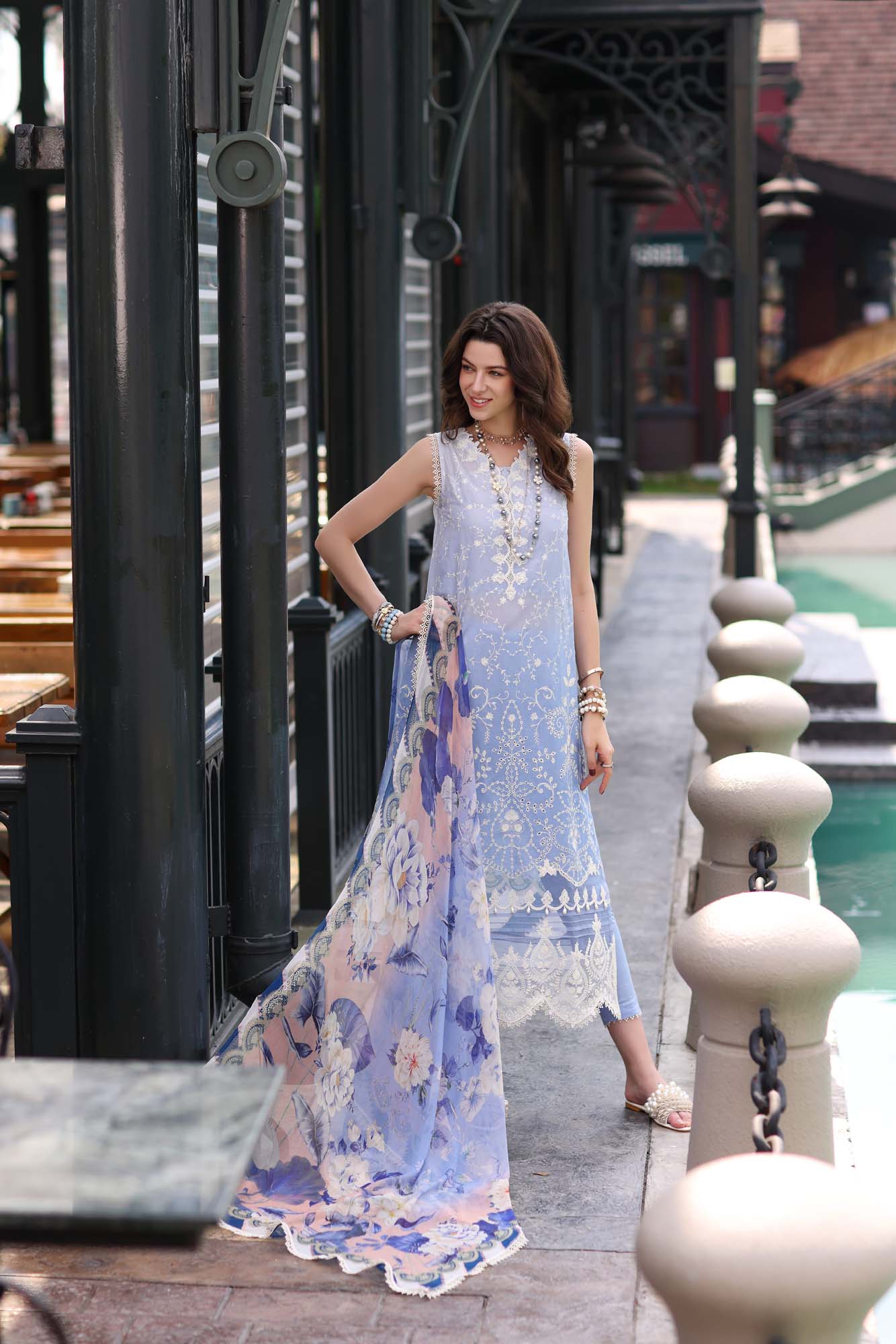 Noor by Saadia Asad Embroidered Lawn Suits Unstitched 3 Piece D-1A