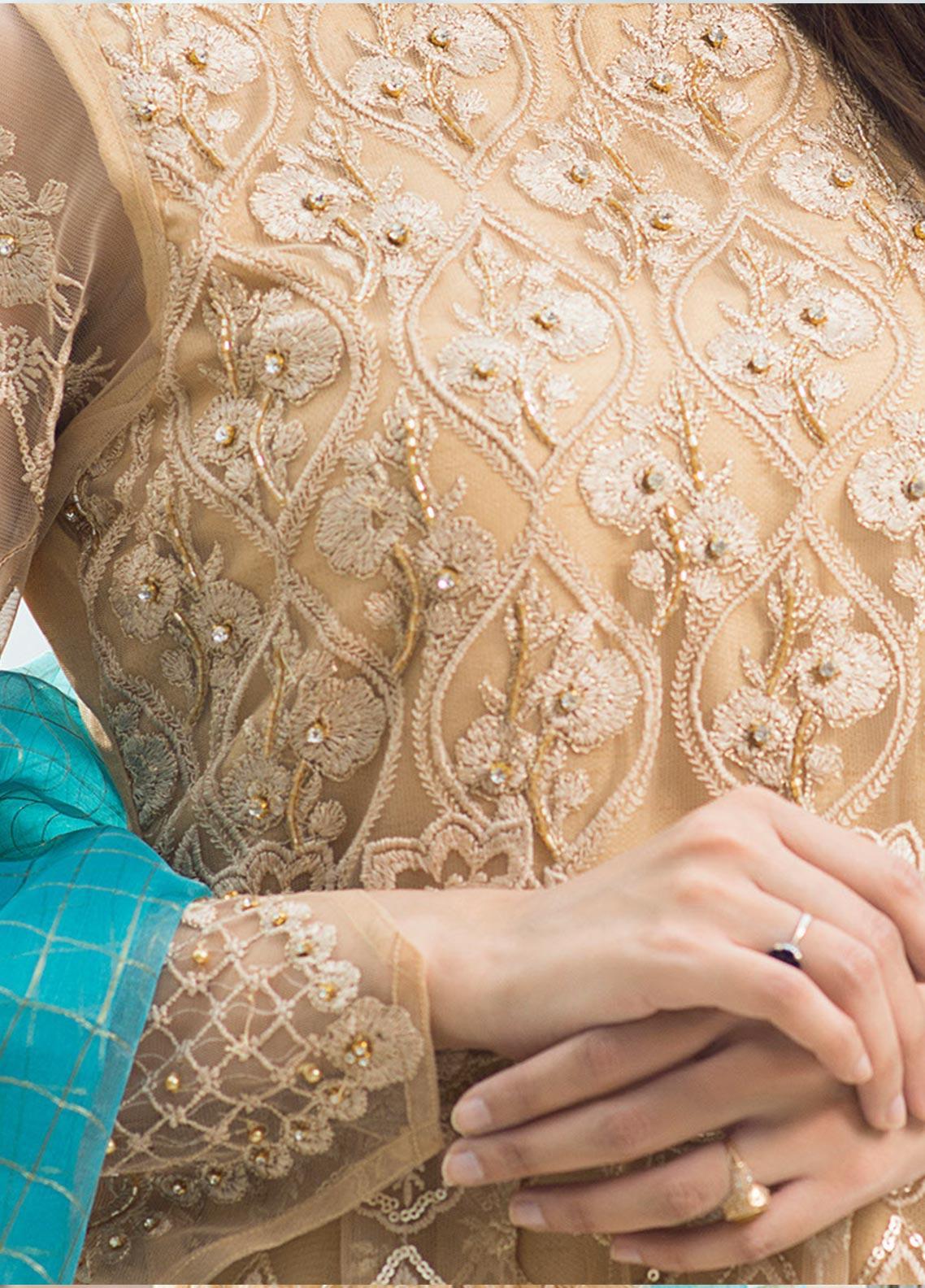 Noorma Kamal Embroidered Missouri Unstitched 3 Piece Suit NK - 01 Fleur De Lis