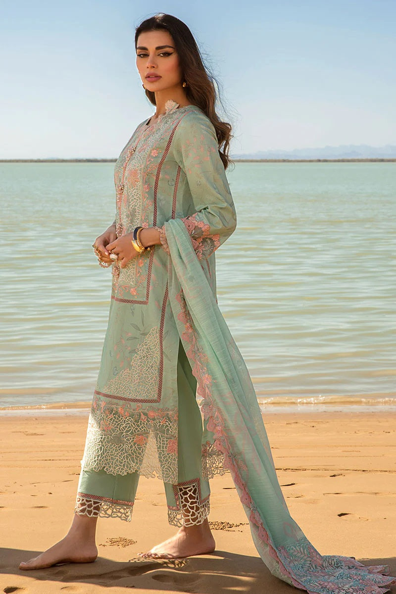 Rang Rasiya Embroidered Premium Lawn Suits Unstitched 3 Piece RR-01 Orchid