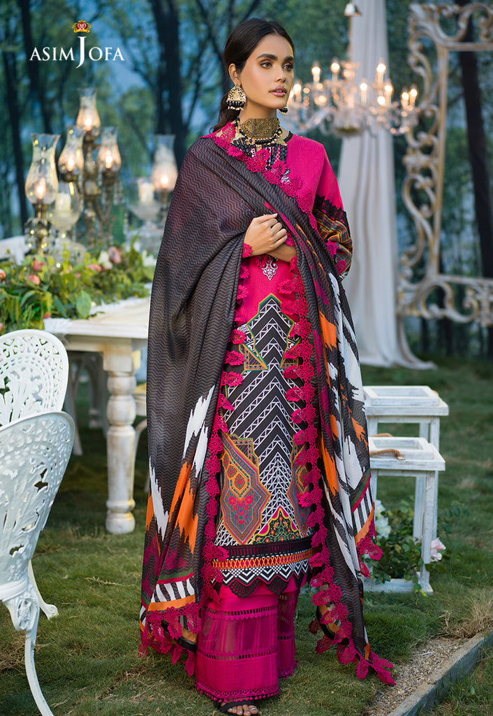 Rania By Asim Jofa Embroidered Lawn Suits Unstitched 2 Piece AJPR-20