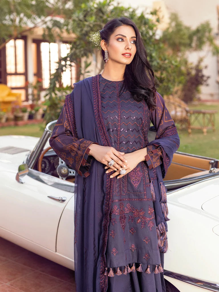Shades of Festive by Salitex Embroidered Lawn Suits Unstitched 3 Piece WK-01020UT