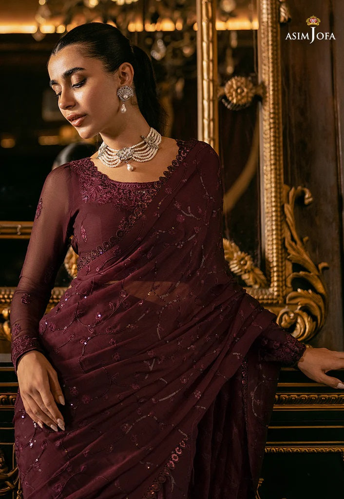 Mehr o Mah by Asim Jofa Festive Embroidered 3pc Unstitched Suit AJM-20