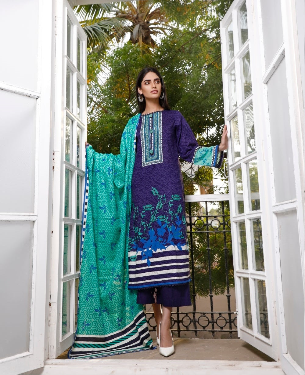 Ittehad Crystal Printed Lawn Unstitched 3 Piece Suit - LF-CL-21125 A- Summer Collection