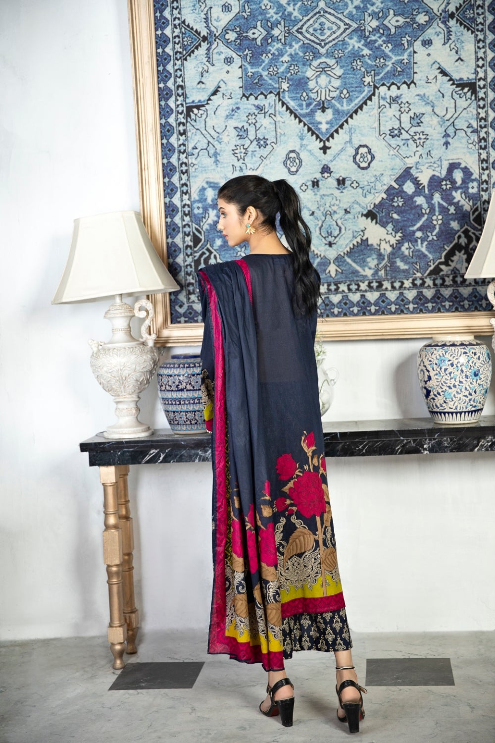 Ittehad Crystal Printed Lawn Unstitched 3 Piece Suit - LF-CL-21146A - Summer Collection