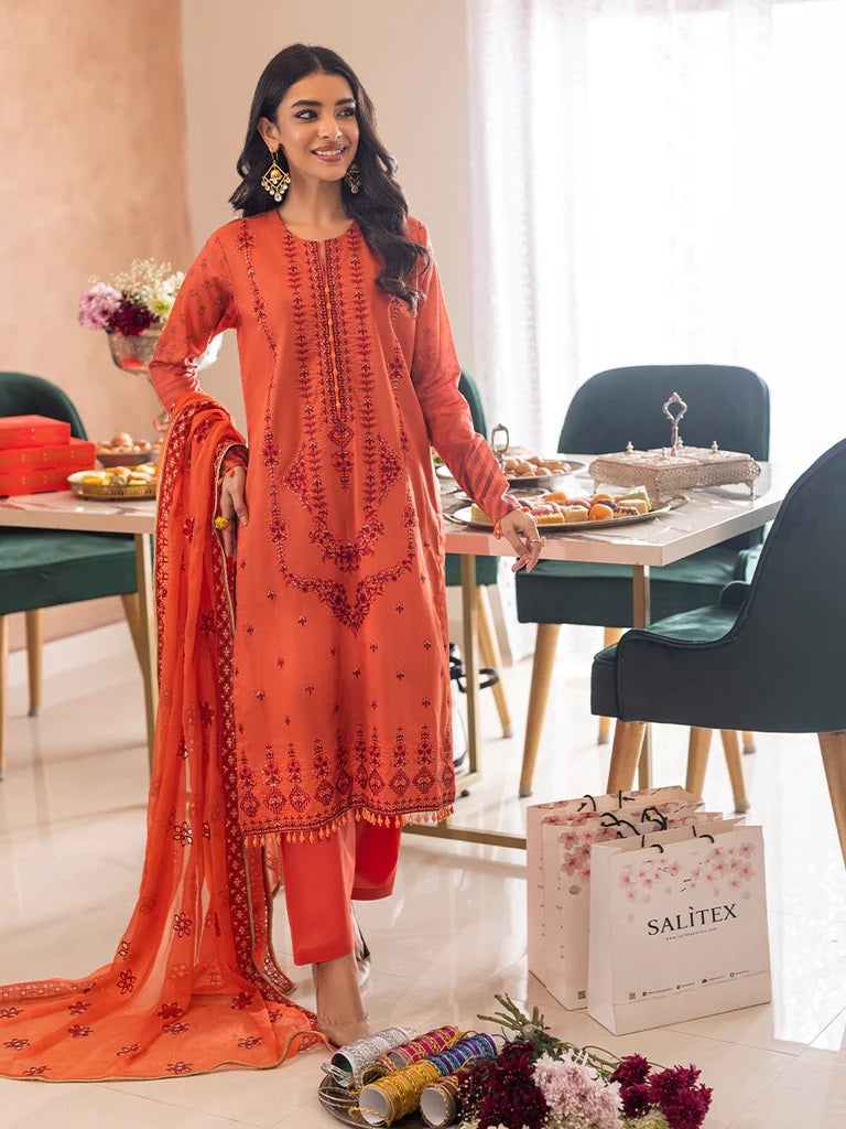Shades of Festive by Salitex Embroidered Lawn Suits Unstitched 3 Piece WK-01021UT