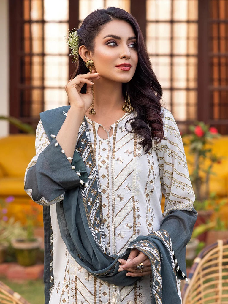 Shades of Festive by Salitex Embroidered Lawn Suits Unstitched 3 Piece WK-01022UT