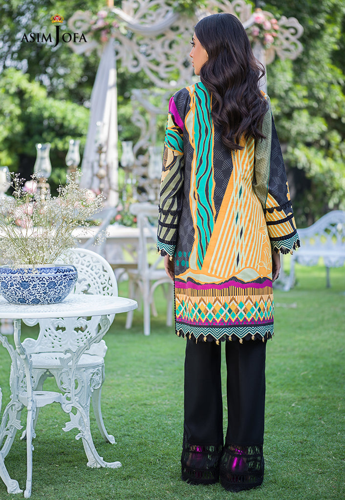 Rania By Asim Jofa Printed Lawn Shirt Unstitched 1 Piece AJPR-27