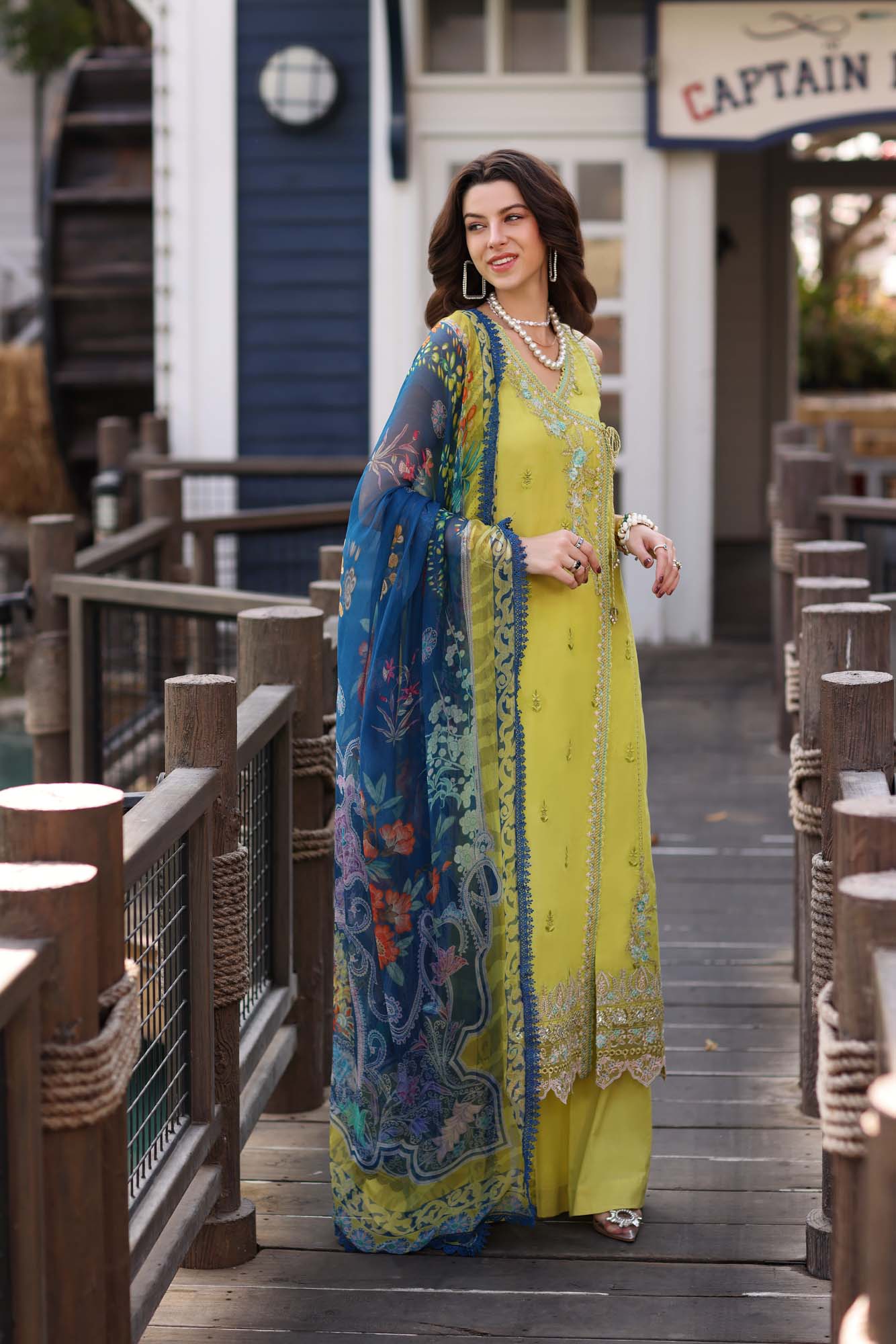 Noor by Saadia Asad Embroidered Lawn Suits Unstitched 3 Piece D-2A