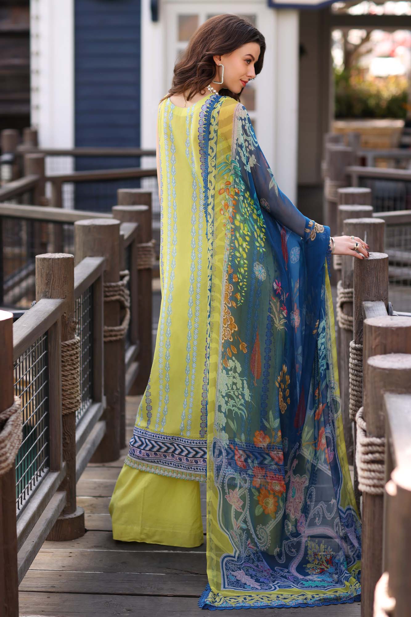 Noor by Saadia Asad Embroidered Lawn Suits Unstitched 3 Piece D-2A
