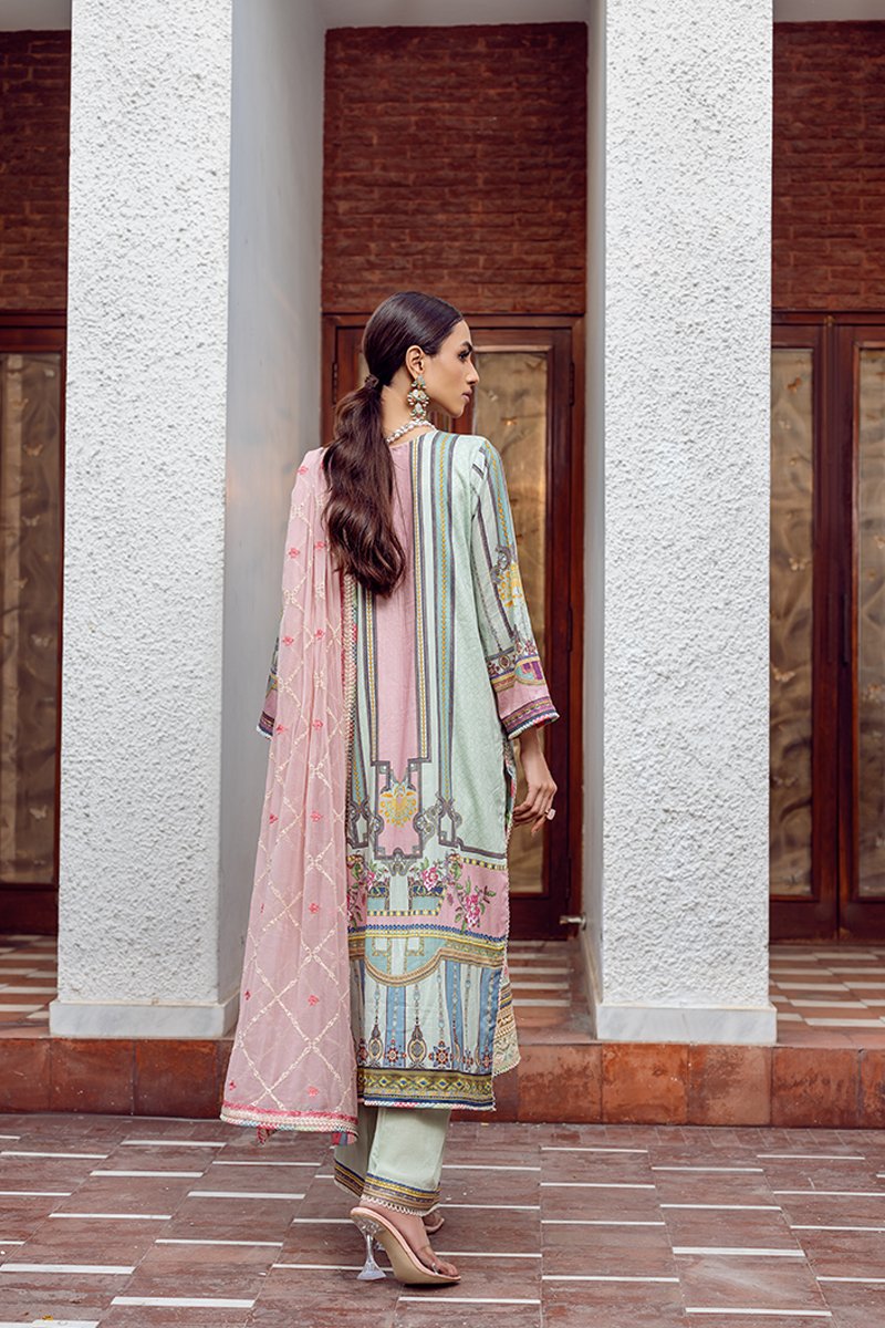 Florence By Rang Rasiya Embroidered Lawn Suits Unstitched 3 Piece FL - 02 Meena