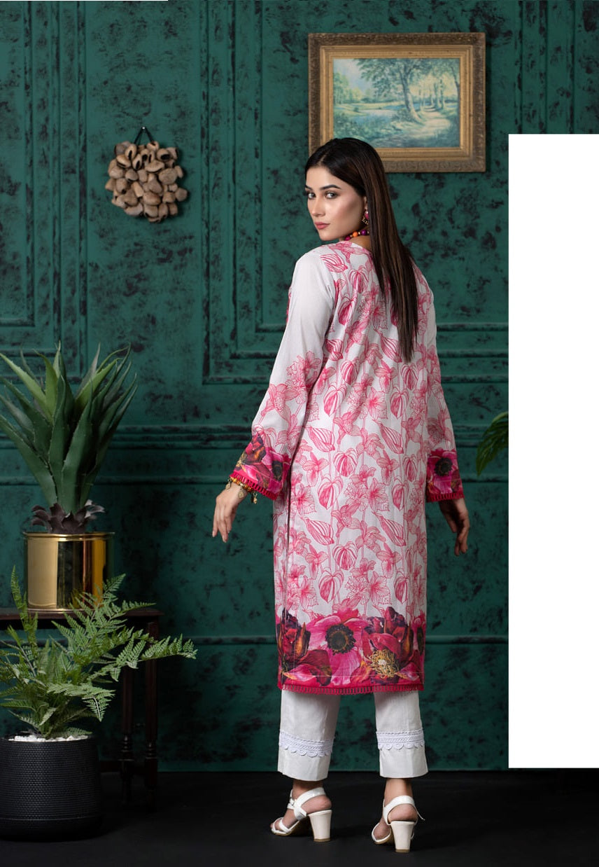 Regalia Digital Printed Cotton Kurti 1 Piece Unstitched RKV1-2