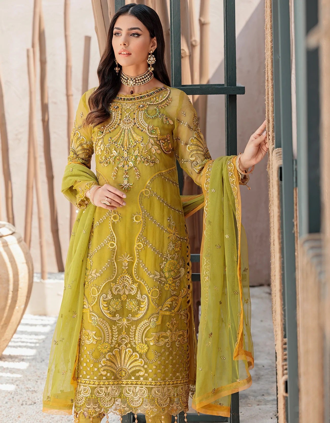 Nafasat By Emaan Adeel Embroidered Organza Suits Unstitched 3 Piece NF-02