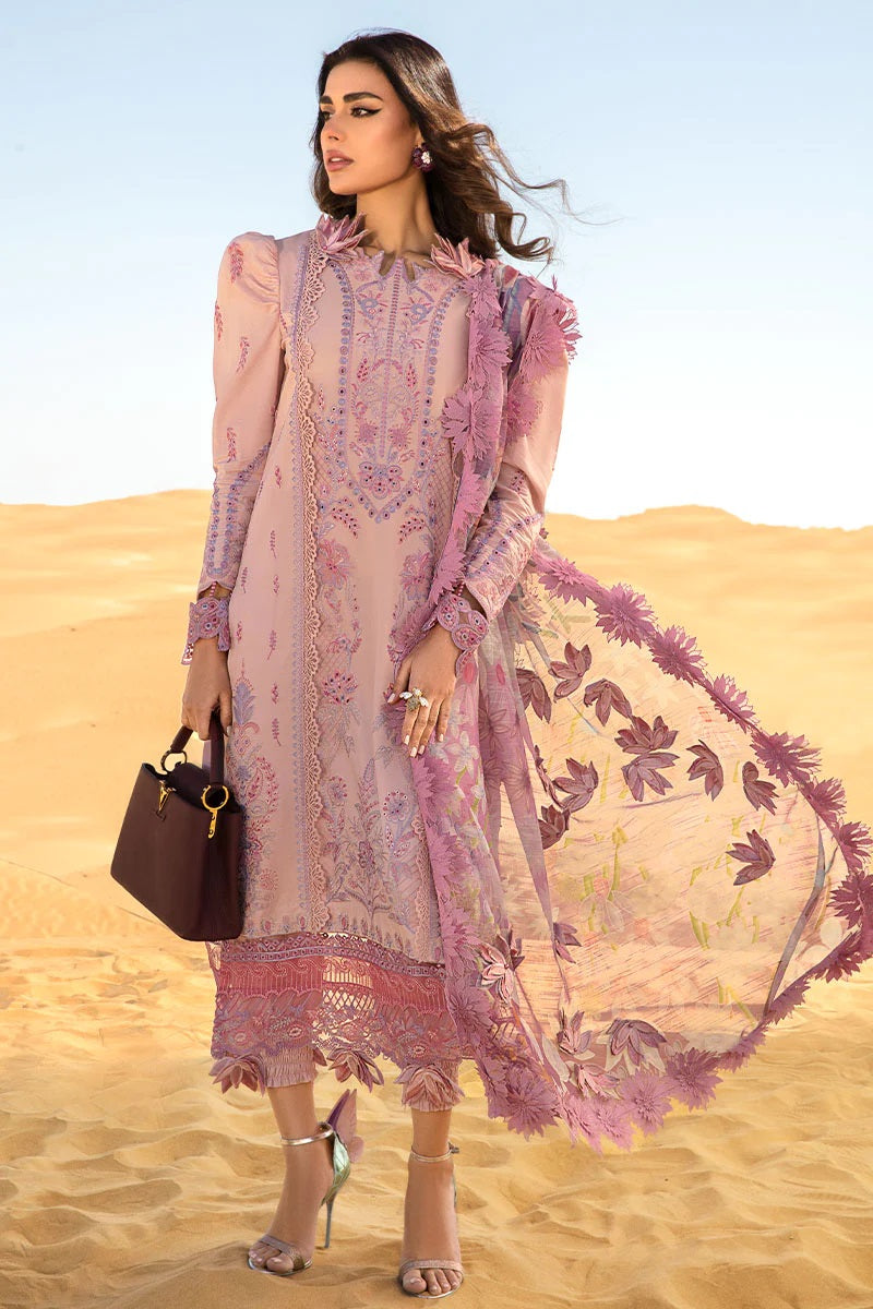 Rang Rasiya Embroidered Premium Lawn Suits Unstitched 3 Piece RR-02 Camila