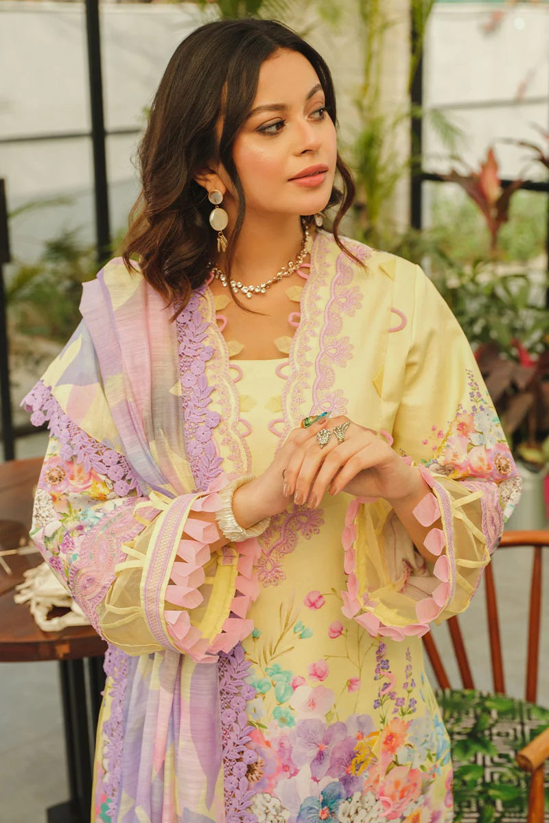 Lifestyle By Rang Rasiya Embroidered Lawn Suits Unstitched 3 Piece RRLSD-2 Coral