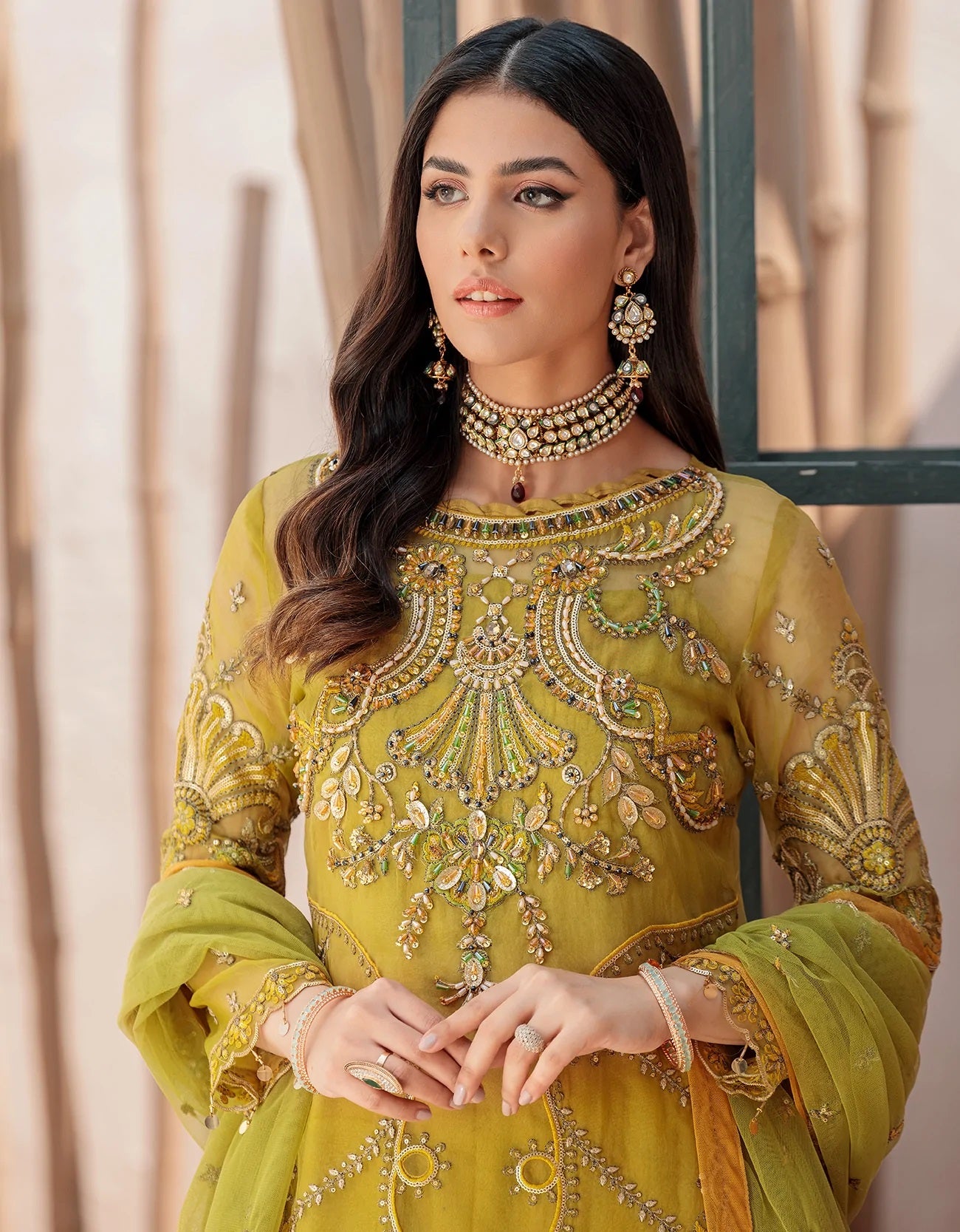 Nafasat By Emaan Adeel Embroidered Organza Suits Unstitched 3 Piece NF-02