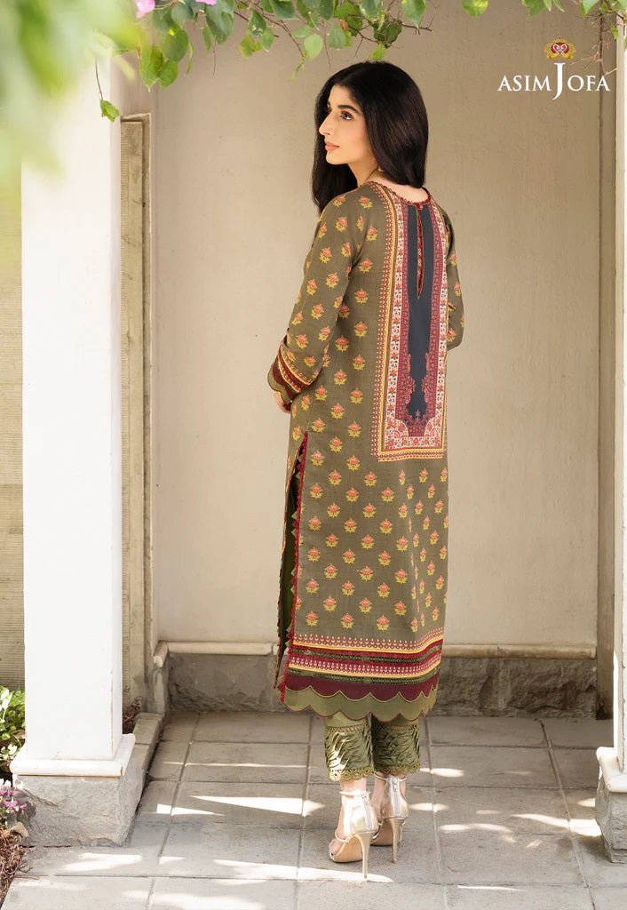 Rania by Asim Jofa Embroidered Lawn Suits Unstitched 2 Piece AJRP-30