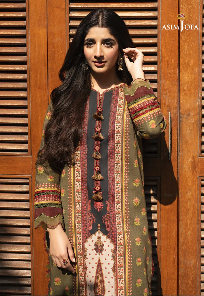 Rania by Asim Jofa Embroidered Lawn Suits Unstitched 2 Piece AJRP-30