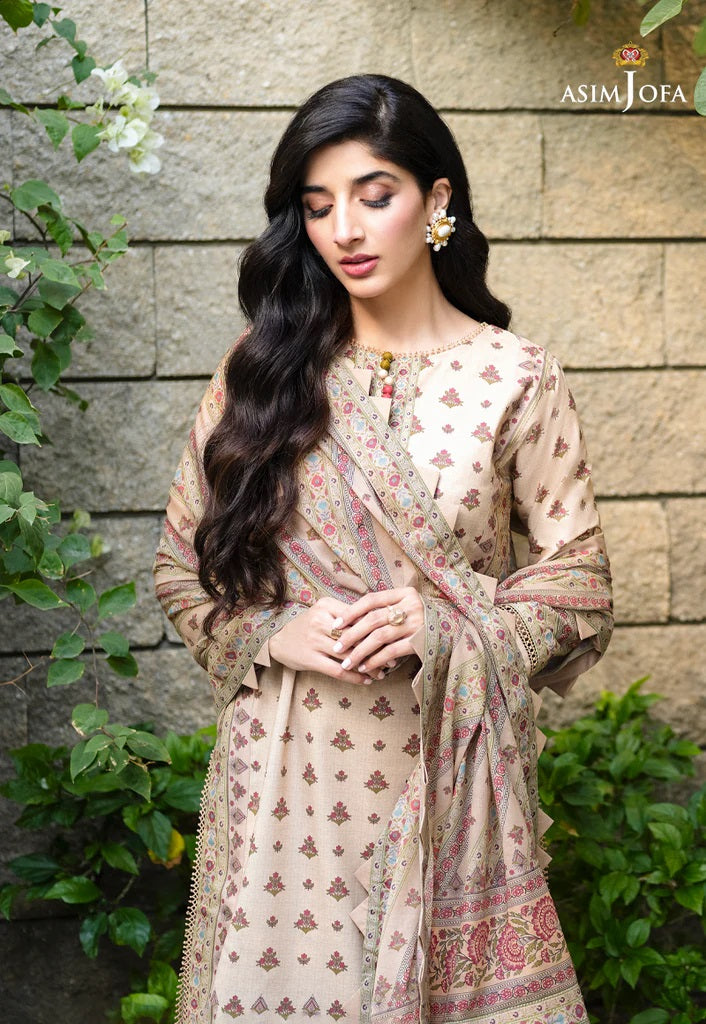 Rania by Asim Jofa Embroidered Lawn Suits Unstitched 3 Piece AJRP-31