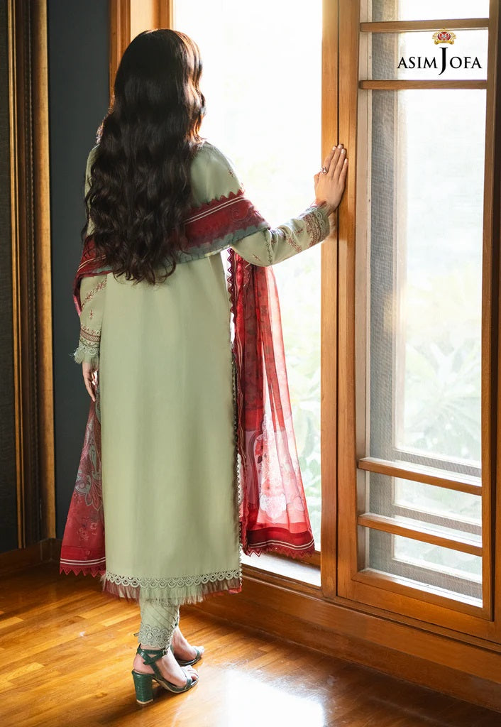 Rania by Asim Jofa Embroidered Lawn Suits Unstitched 2 Piece AJRP-33