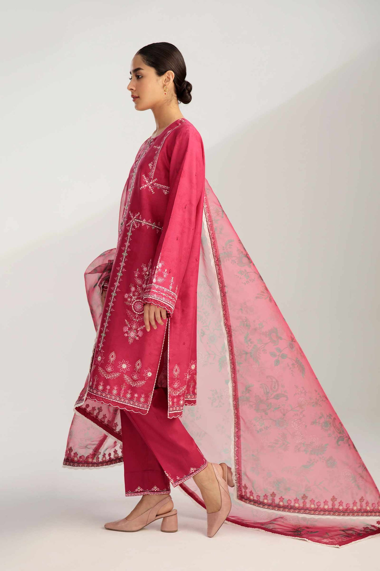 Coco by Zara Shahjahan Embroidered Lawn Suits Unstitched 3 Piece Z23-3b