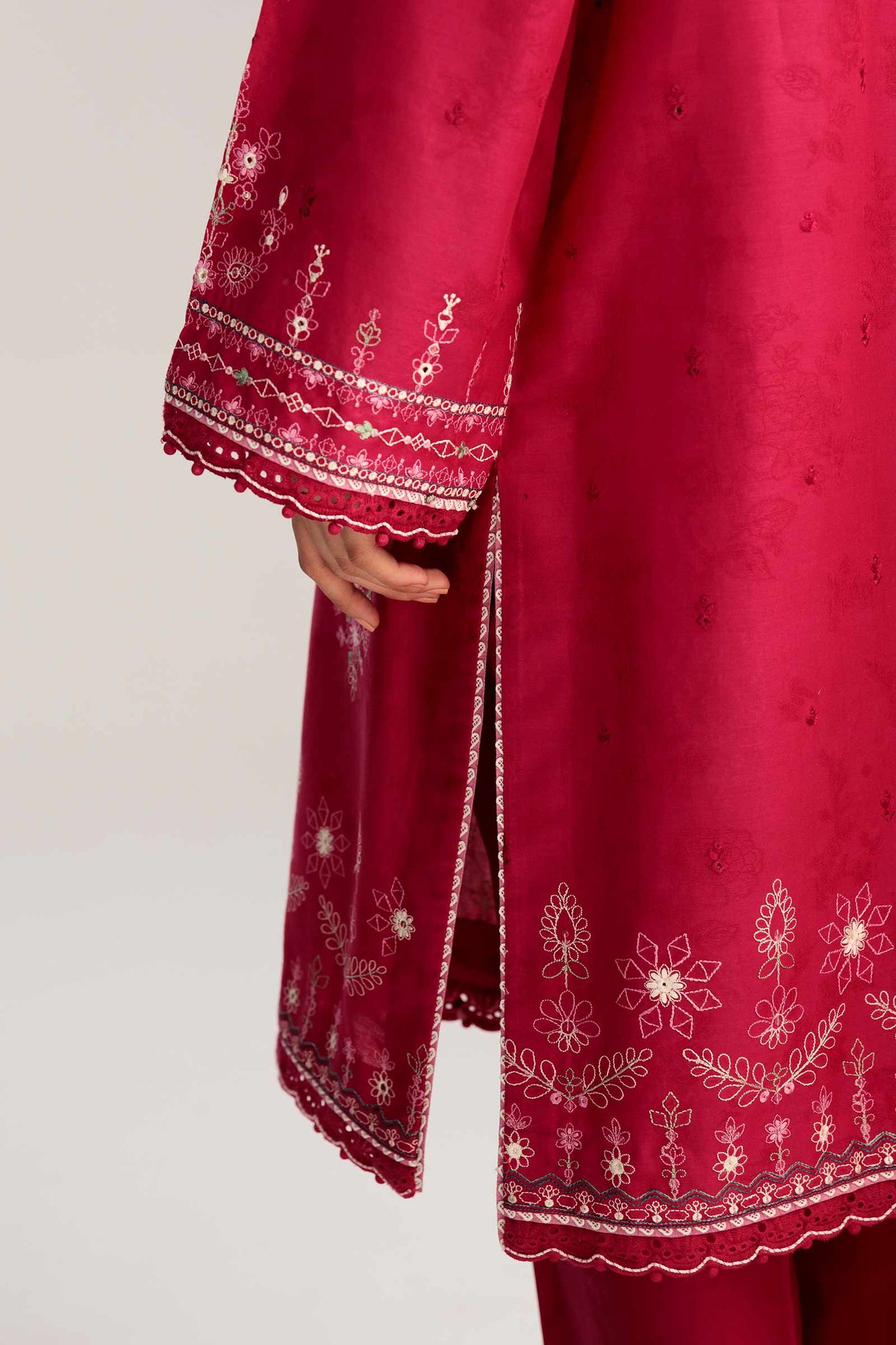 Coco by Zara Shahjahan Embroidered Lawn Suits Unstitched 3 Piece Z23-3b