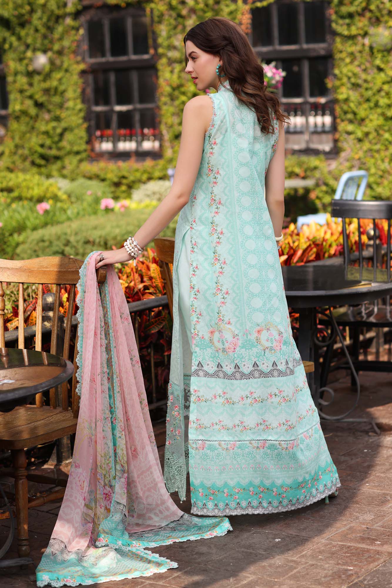 Noor by Saadia Asad Embroidered Lawn Suits Unstitched 3 Piece D-3A