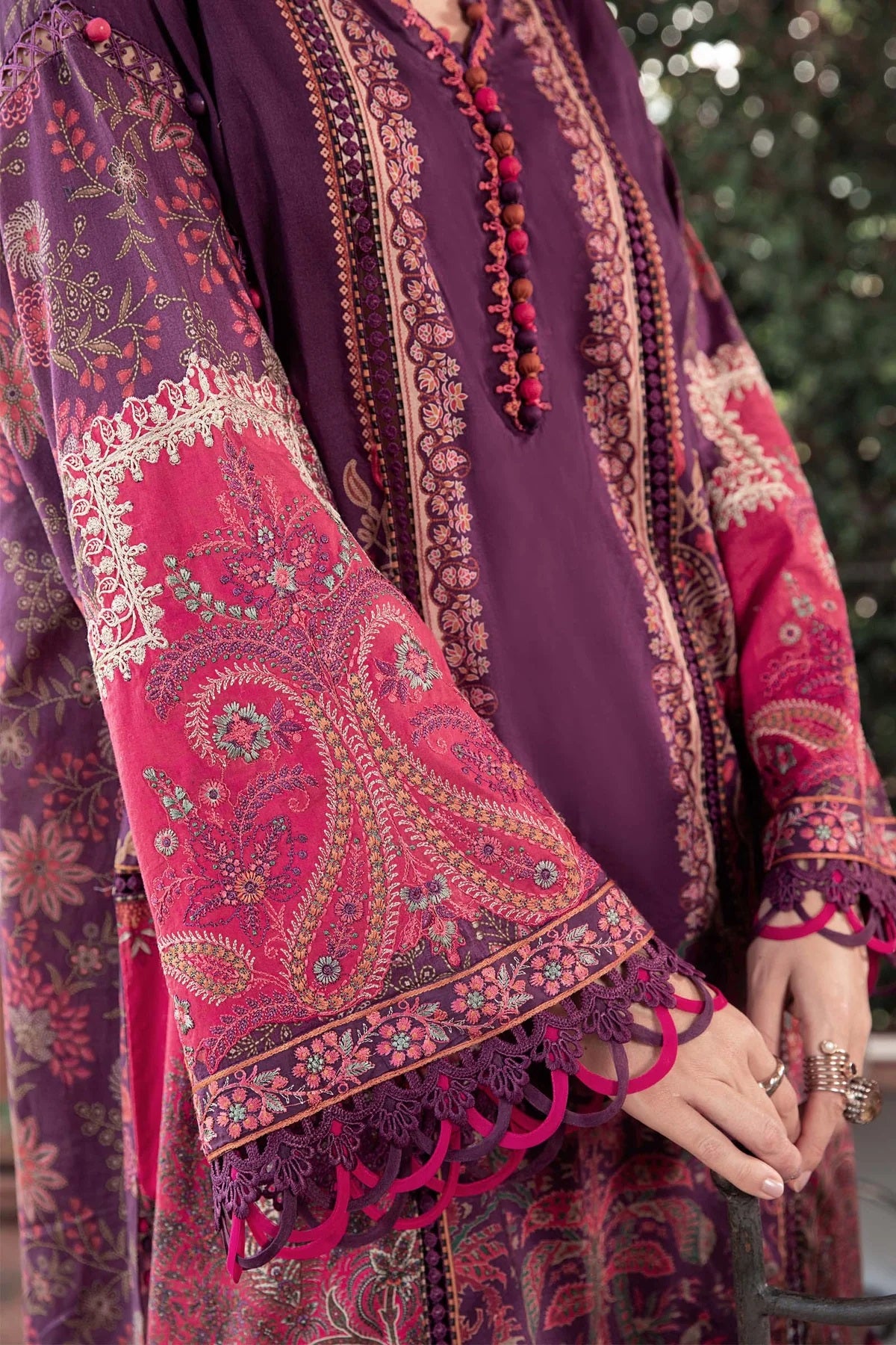 M.Prints By Maria B Embroidered Lawn Suits Unstitched 3 Piece MPT-1703-A