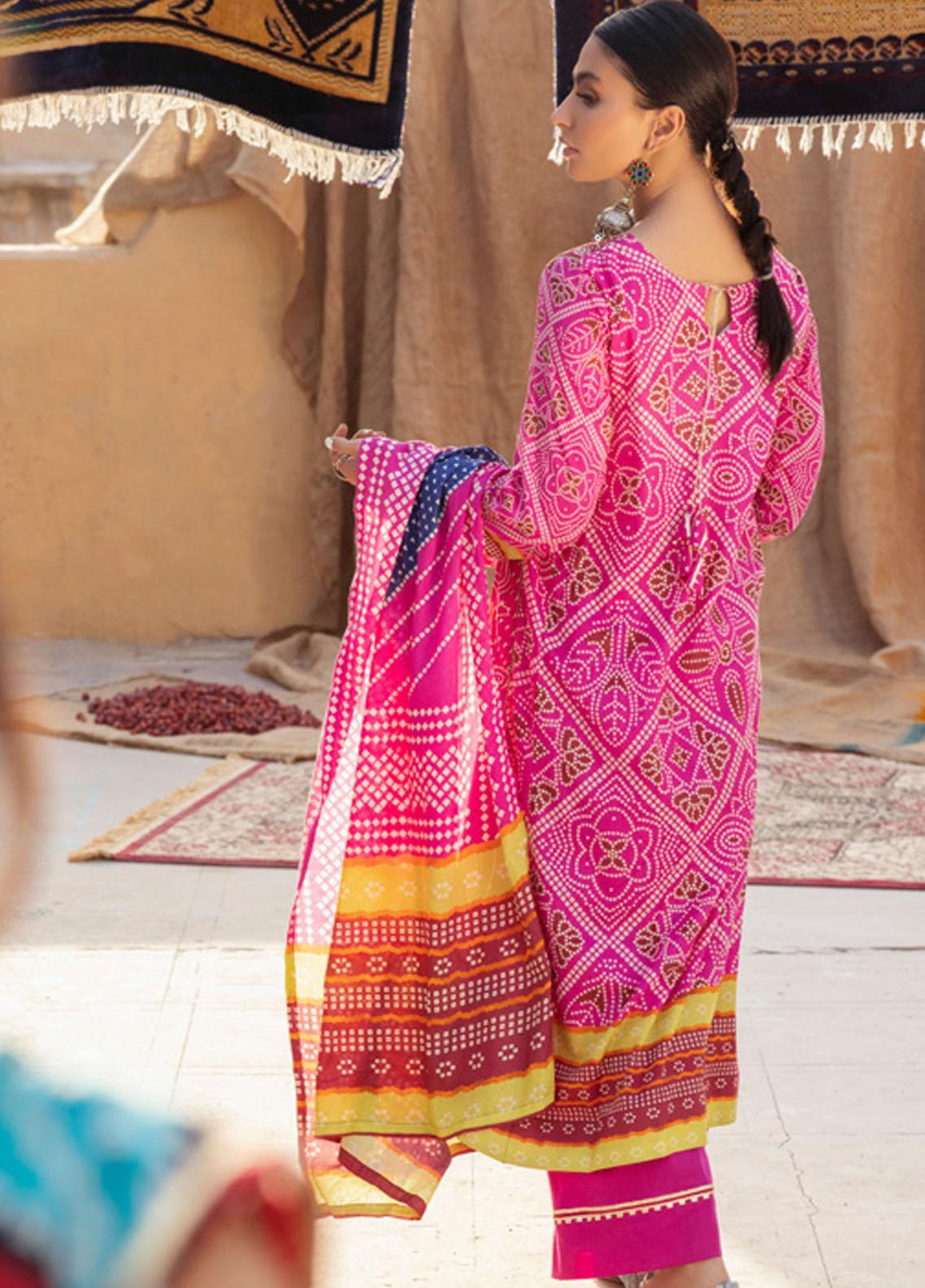 Monsoon by Al Zohaib Printed Lawn Suits Unstitched 3 Piece - 3B - Summer Collection