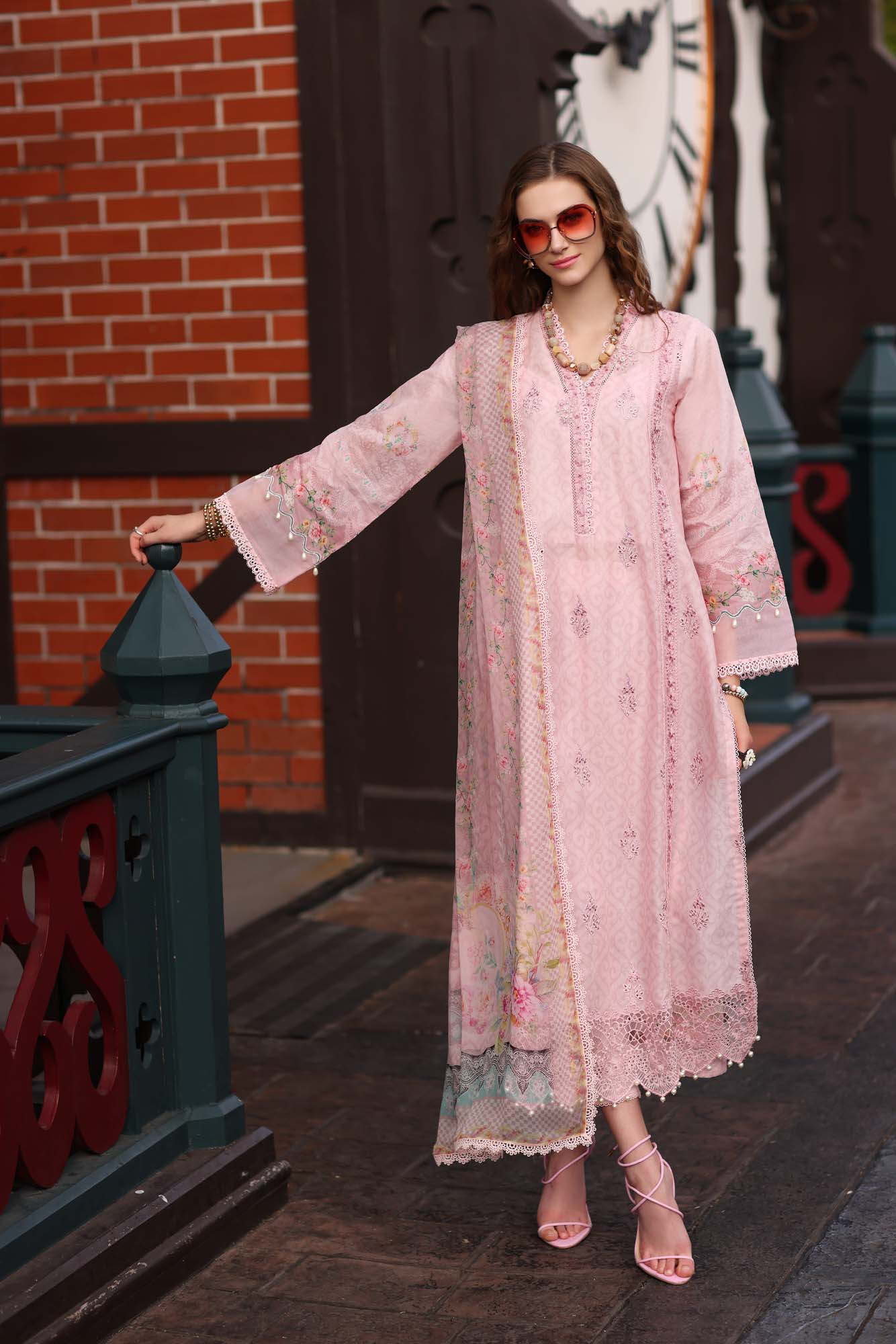 Noor by Saadia Asad Embroidered Lawn Suits Unstitched 3 Piece D-3B