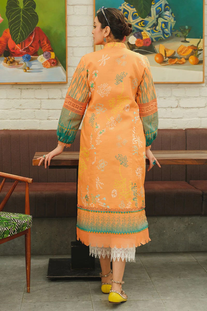 Rang Rasiya Printed Lawn Unstitched Kurti RRT-03 Rose Mary - Pret Collection